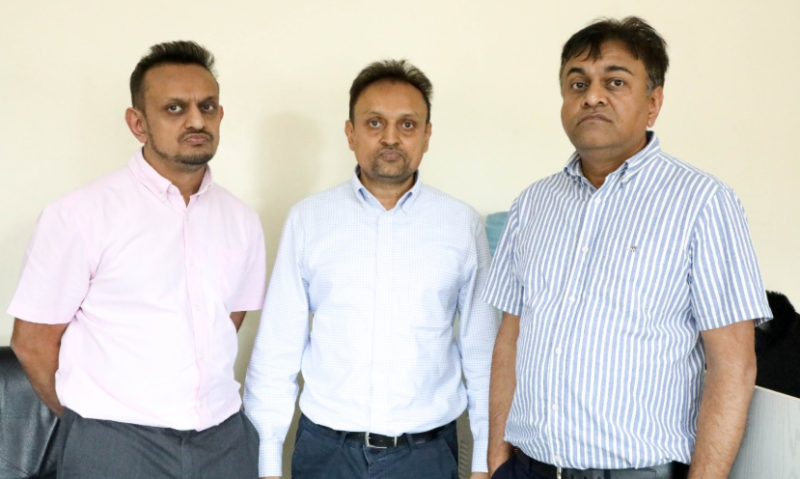 File image of Harish Ramji, Ashvin Ramji, and Bharat Ramji.